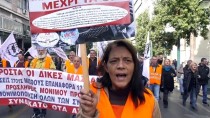 KEMER SIKMA - Yunanistan'da Kamu Çalışanları Greve Gitti