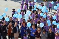 İLKÖĞRETİM OKULU - Diyabete Karşı Öğrencilerden Mavi Balon