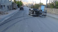 Gercüş'te Forklift Devrildi