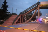 EMNIYET ŞERIDI - Konya'da Üst Geçit Merdiveni Çöktü Açıklaması 1 Yaralı