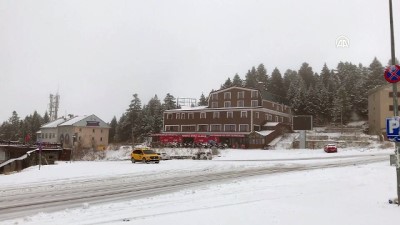Uludağ'da Kar Yağışı Yeniden Başladı
