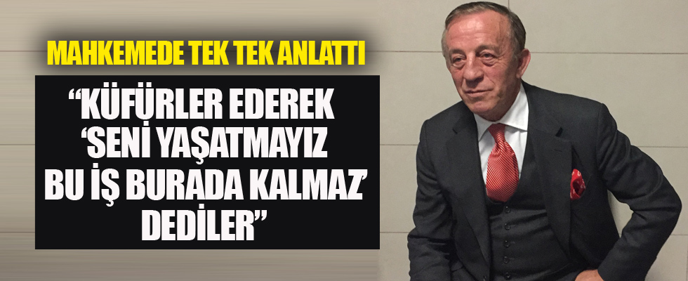 Ağaoğlu Zekeriya Öz'ün Dubai tatilini mahkemede anlattı