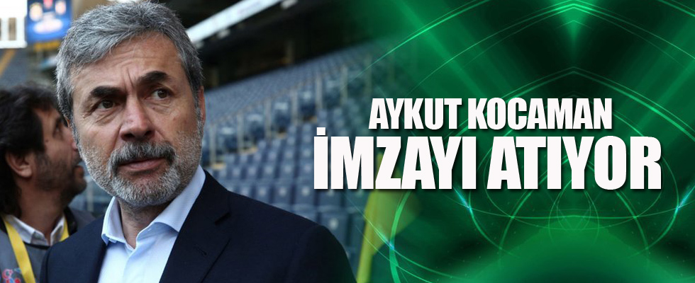 Aykut Kocaman imzayı atıyor