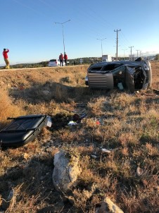Ayvalık'ta Trafik Kazası Açıklaması 1 Yaralı