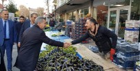 ORTAK AKIL - Başkan Çınar, Pazarcı Esnafını Ziyaret Edip Talepleri Dinledi