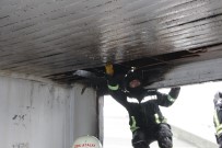 Çatı Yangını Korkuttu