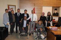 Engelliler Kaymakam Arıcan'ı Ziyaret Etti