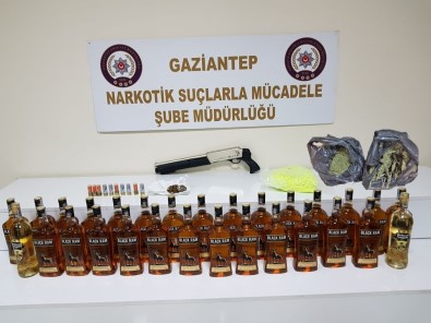 Gaziantep'teki Kaçak İçki Operasyonu Açıklaması 6 Gözaltı