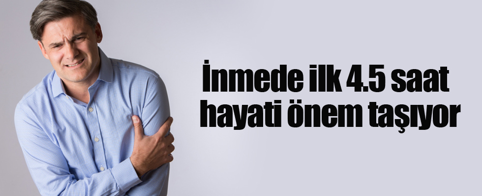 İnmede ilk 4.5 saat hayati önem taşıyor