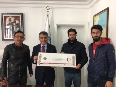 Kayı Okçuluk Spor Kulübü Derneğinden Kaymakam Özkan'a Ziyaret