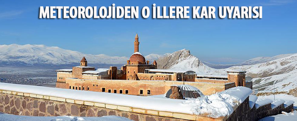 Meteorolojiden 8 il için kar uyarısı