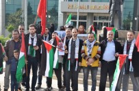 Reyhanlı'daki Filistinliler İsrail'in Saldırılarını Kınadı