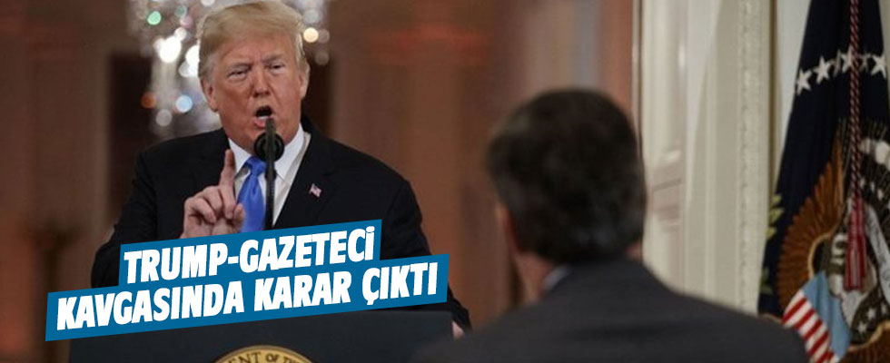 Trump’la tartışan muhabirin davasında karar