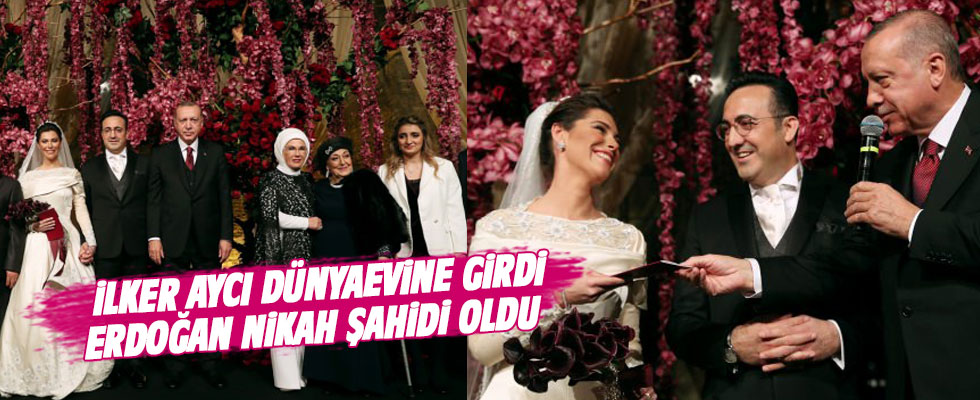 İlker Aycı ile Tuğçe Saatman dünya evine girdi