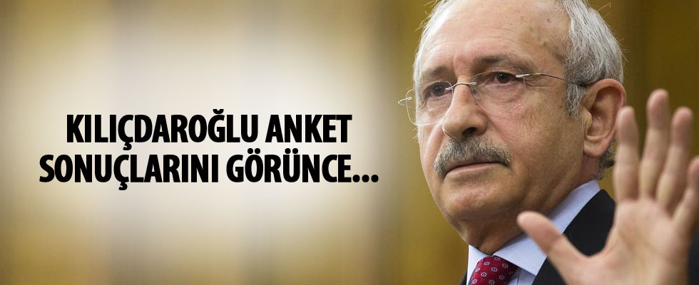 Kılıçdaroğlu'nun masasındaki anket