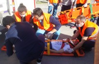 TREN KAZASı - Alaşehir Devlet Hastanesinde Gerçeği Aratmayan Tatbikat