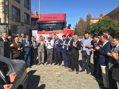 İdlip'e İnsani Yardım Malzemesi Gönderildi