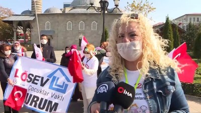 Lösemi Hastalarına Destek İçin Maske Takarak Yürüdüler