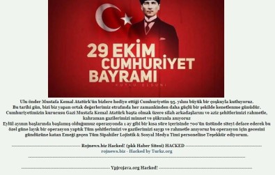 PKK Destekçisi Ve Türkiye Düşmanı 700'Den Fazla Siteye Hacker Şoku