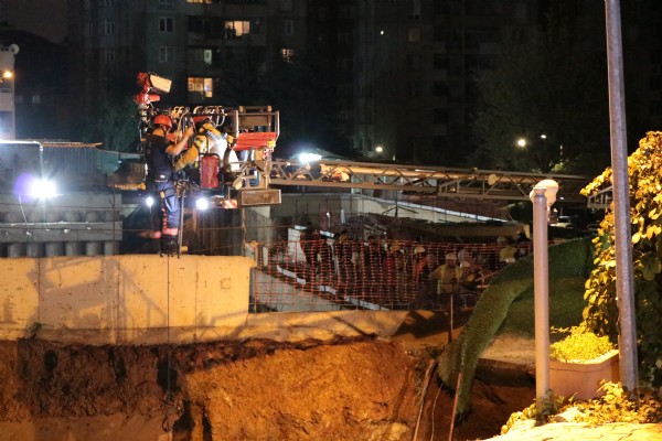 Metro inşaatında göçük