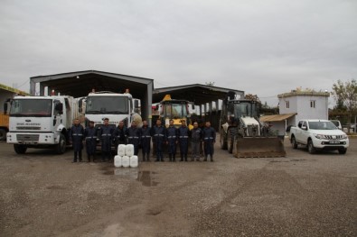 Bismil Belediyesi Ekip Ve Ekipmanları İle Kışa Hazır