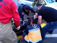 PELITKÖY - Burhaniye'de Trafik Kazası Açıklaması 1 Yaralı