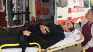 Kamyonetin Çarptığı Bisikletli Ölümden Döndü