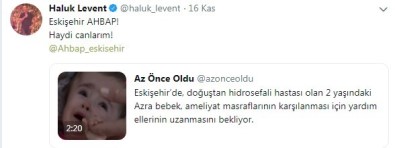 Minik Azra'ya Ahbap Eskişehir Desteği