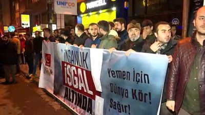 Yemen'deki İnsani Kriz Protesto Edildi
