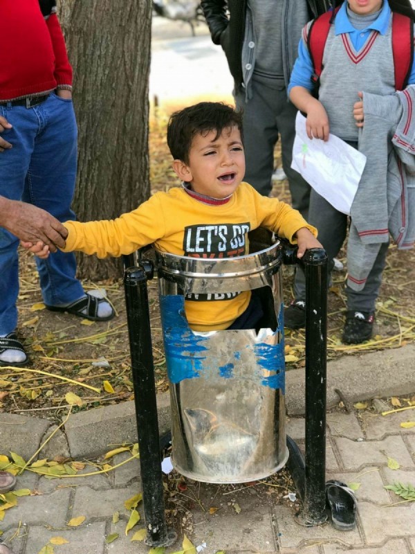 Yardımına itfaiye koştu