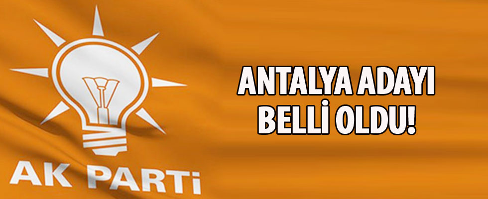 AK Partili Taş: AK Parti'nin Antalya adayı Menderes Türel