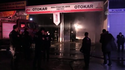Bursa'da İş Yeri Yangını