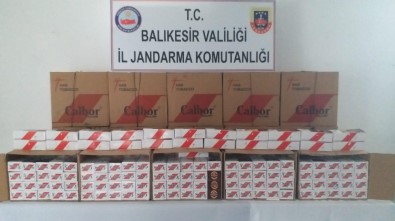 Bigadiç'te 10 Bin Paket Kaçak Sigara Yakalandı