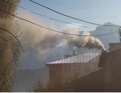 Hakkari'deki hava kirliliği tedirgin ediyor