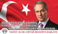 Başkan Saffet Acar'ın 24 Kasım Öğretmenler Günü Mesajı
