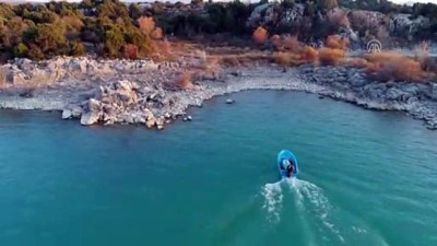 Beyşehir Gölü'nde Drone Destekli Kaçak Avcı Operasyonu