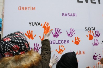 Kahramanmaraş'ta Kadına Şiddete Hayır Etkinliği