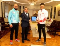 TARRAGONA - Milli Sporcu Malkan'dan Rektör Karabulut'a Ziyaret