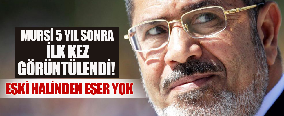 Tutuklu devrik lider Mursi'den yıllar sonra ilk fotoğraf