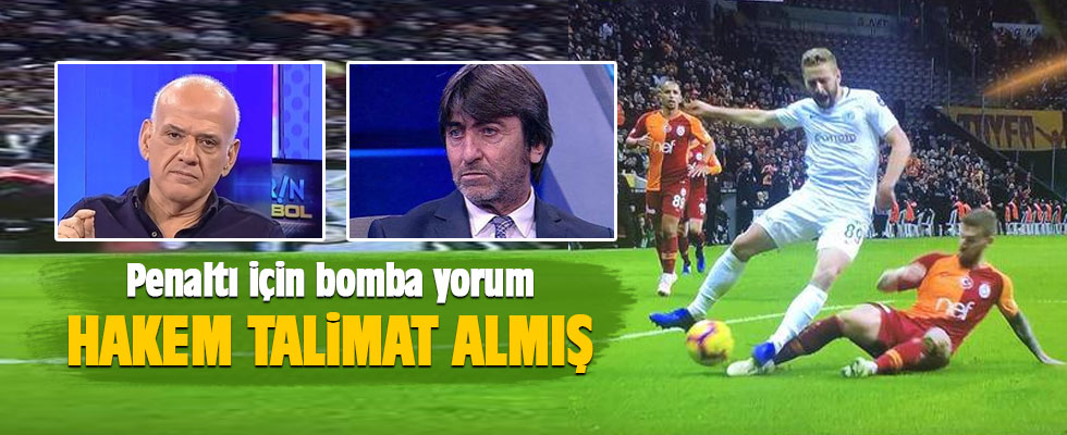 Penaltı için olay yorum! 'Hakem talimat almış'