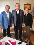 TAZİYE ZİYARETİ - Dışişleri Bakanı Çavuşoğlu'ndan AGC Başkanı Yeni'ye Taziye Ziyareti