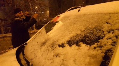 Erzurum'da Yoğun Kar Yağışı