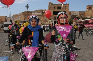 Mardin'de Kadına Şiddete Karşı Pedal Çevrildi