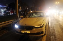 İKITELLI - Polisten Kaçarken Otomobil Çarptı