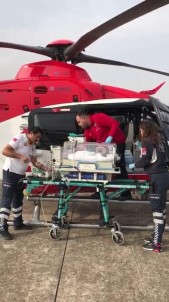 Ambulans Helikopter 18 Günlük Eymen İçin Havalandı