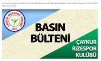 VE GOL - Çaykur Rizespor'dan Hakem Kararlarına Tepki