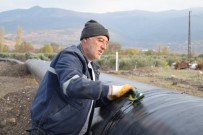 DOĞALGAZ BORU HATTI - Manisa'nın İkinci Doğalgaz Hattı Güzelhisar Ovası'na Ulaştı