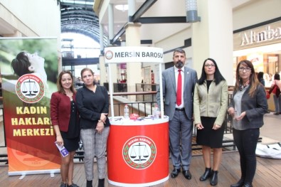 Mersin Barosu Kadına Şiddete Karşı Stant Açtı