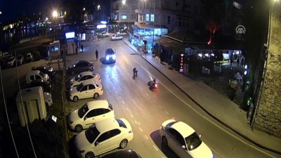 Sinop'taki Trafik Kazaları MOBESE Kameralarında