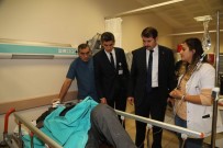 Vali Ayhan'dan Tren Kazasındaki Yaralılara Ziyaret